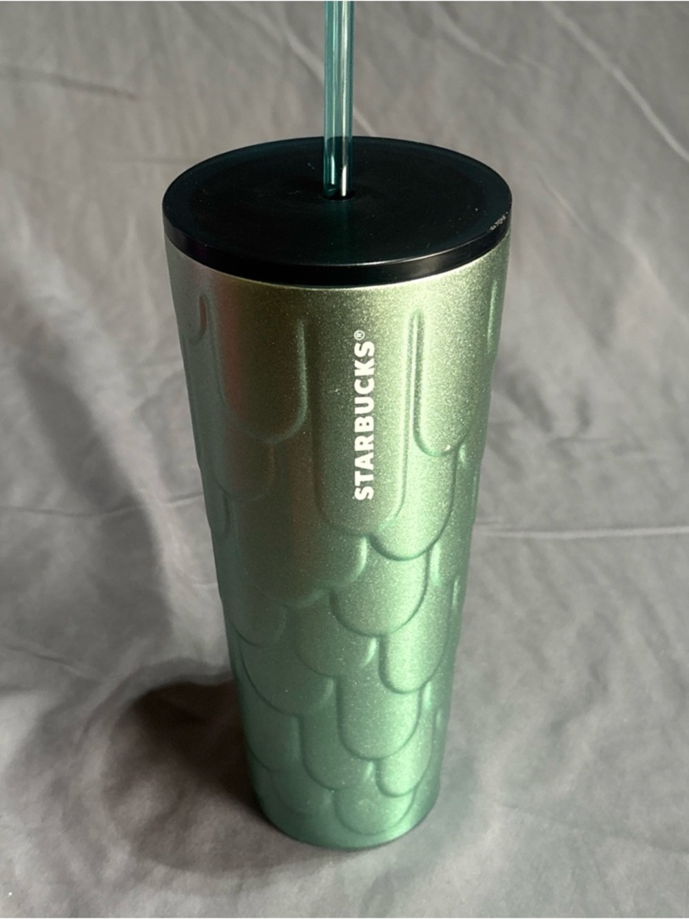Starbucks 2022 Stainless Steel Mermaid Scales 24oz Spring Tumbler Cold Cup